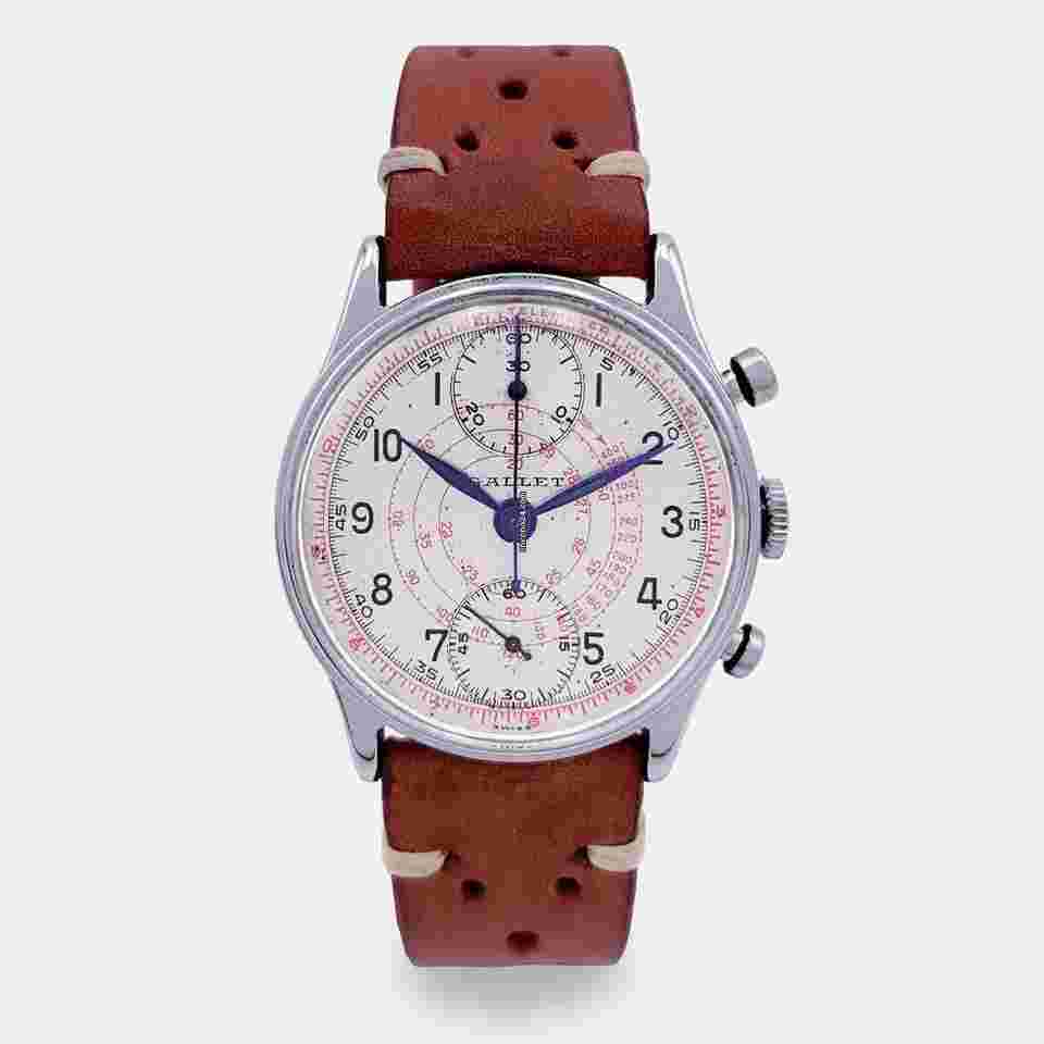 Gallet
                           
                                 MultiChron Regulator | Chronograph | Up & Down | 2nd series | Vintage 1940s
