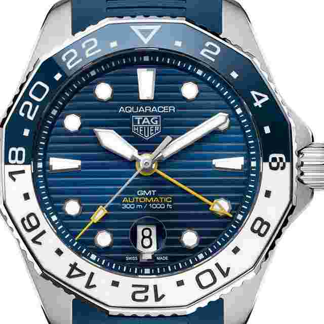 TAG Heuer Aquaracer 300M
                           
                                 Professional 300 Gmt Blue dial 43 WBP2010.FT6198