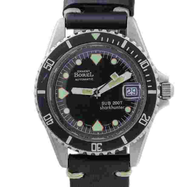 Ernest Borel
                           
                                 Sub 200T Sharkhunter Stainless Steel 36mm Serviced