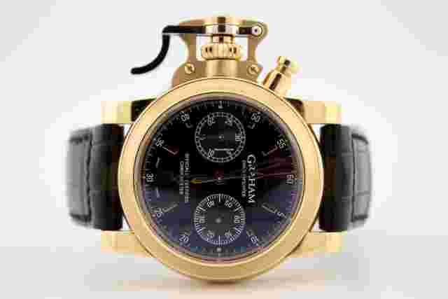 Graham Chronofighter
                           
                                 18k Rose Gold 43mm Watch 2CFAR.B10A.C54B