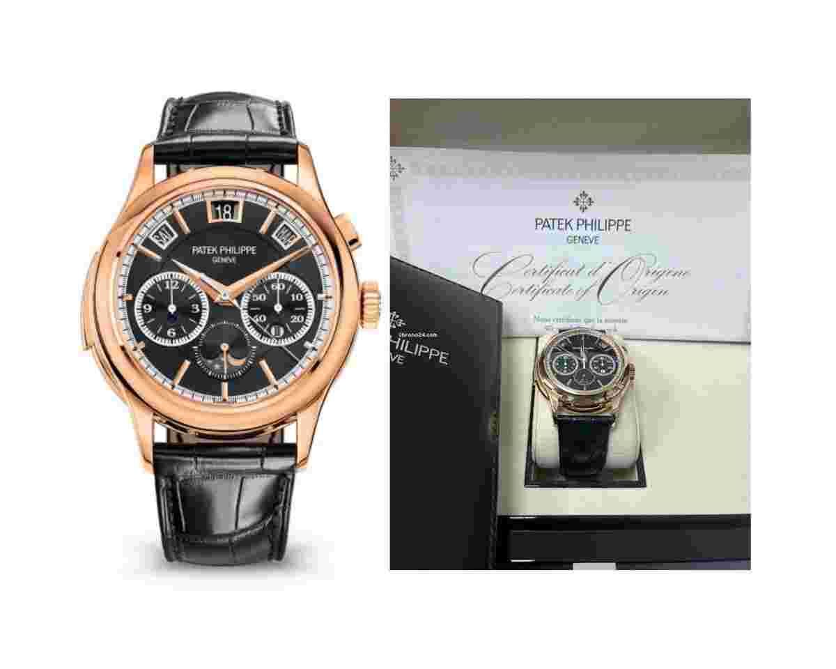 Patek Philippe Grand Complications
                           
                                 (submodel) Rose Gold Black Dial 5208R-001