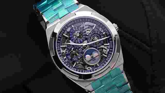 Vacheron Constantin Overseas
                           
                                 Perpetual Calendar Ultra Thin White Gold Skeleton New 2024 4300v/120g-b946