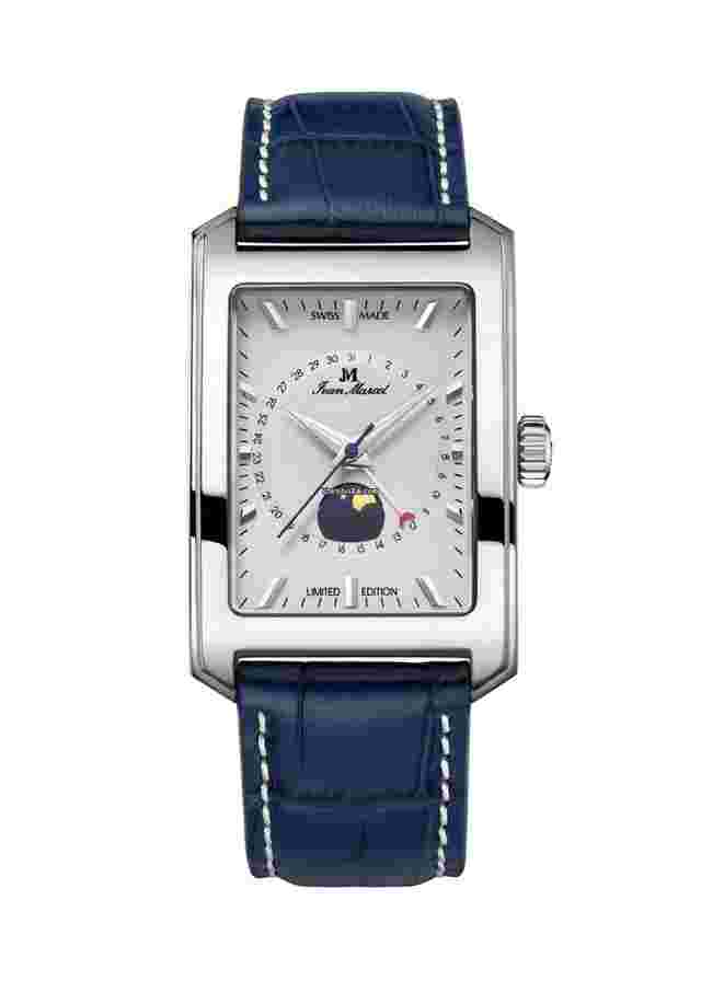 Jean Marcel
                           
                                 QUADRUM III Moonphase White Limited Edition - ETA 2685 - Leather Strap