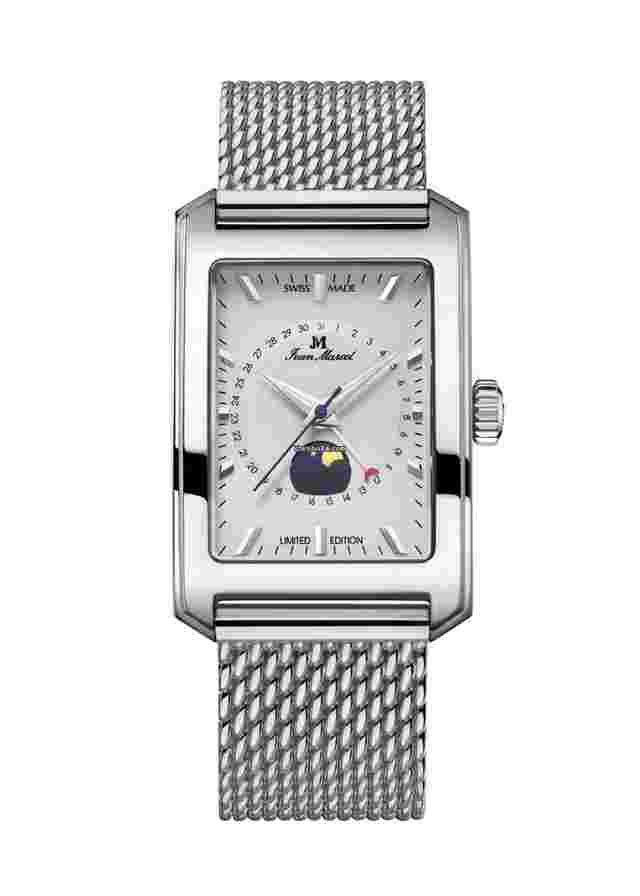 Jean Marcel
                           
                                 QUADRUM III Moonphase White Limited Edition - ETA 2685 - Mesh Bracelet