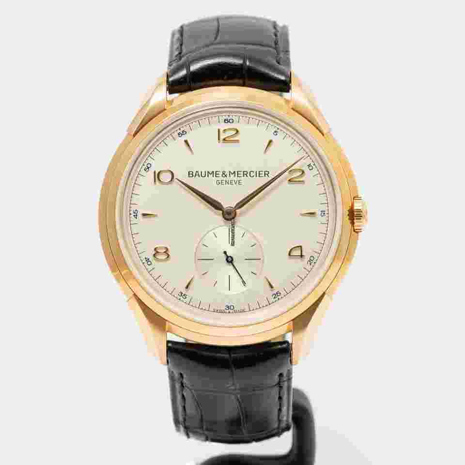 Baume & Mercier Clifton
Emblematic Silver Dial Rose Gold 42mm (M0A10060) - NOS BOX & PAPERS 2020