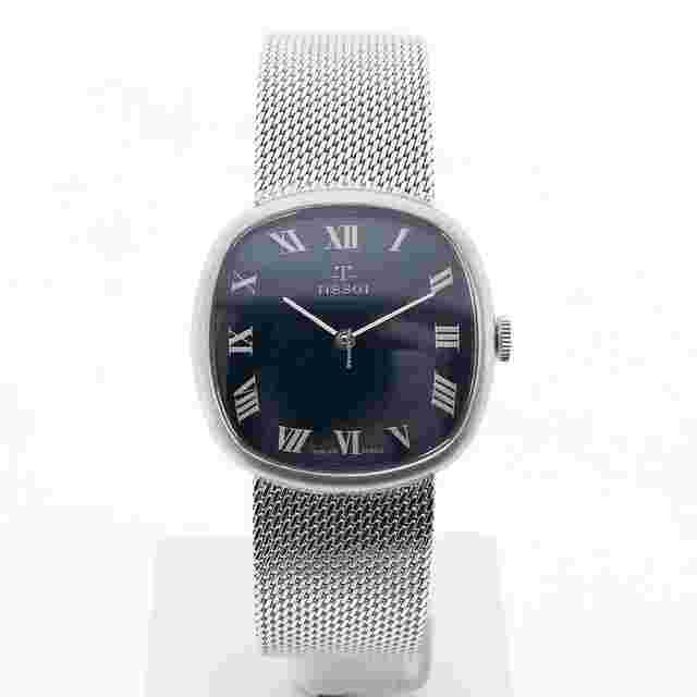 Tissot
                           
                                 Vintage 14k. whitegold - 14k. Mesh bracelet