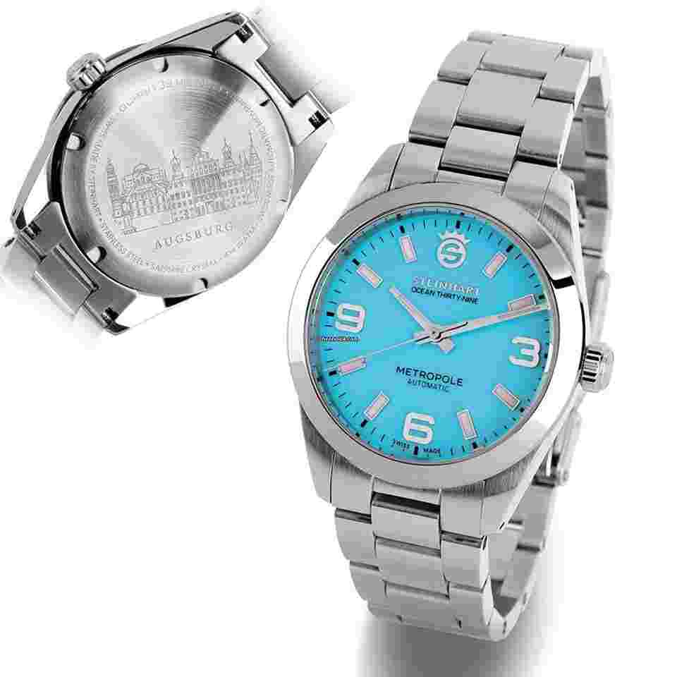 Steinhart Ocean 1
39 Metropole Blue 39mm Automatic SW200-1 Men's Diver Watch 103-1341