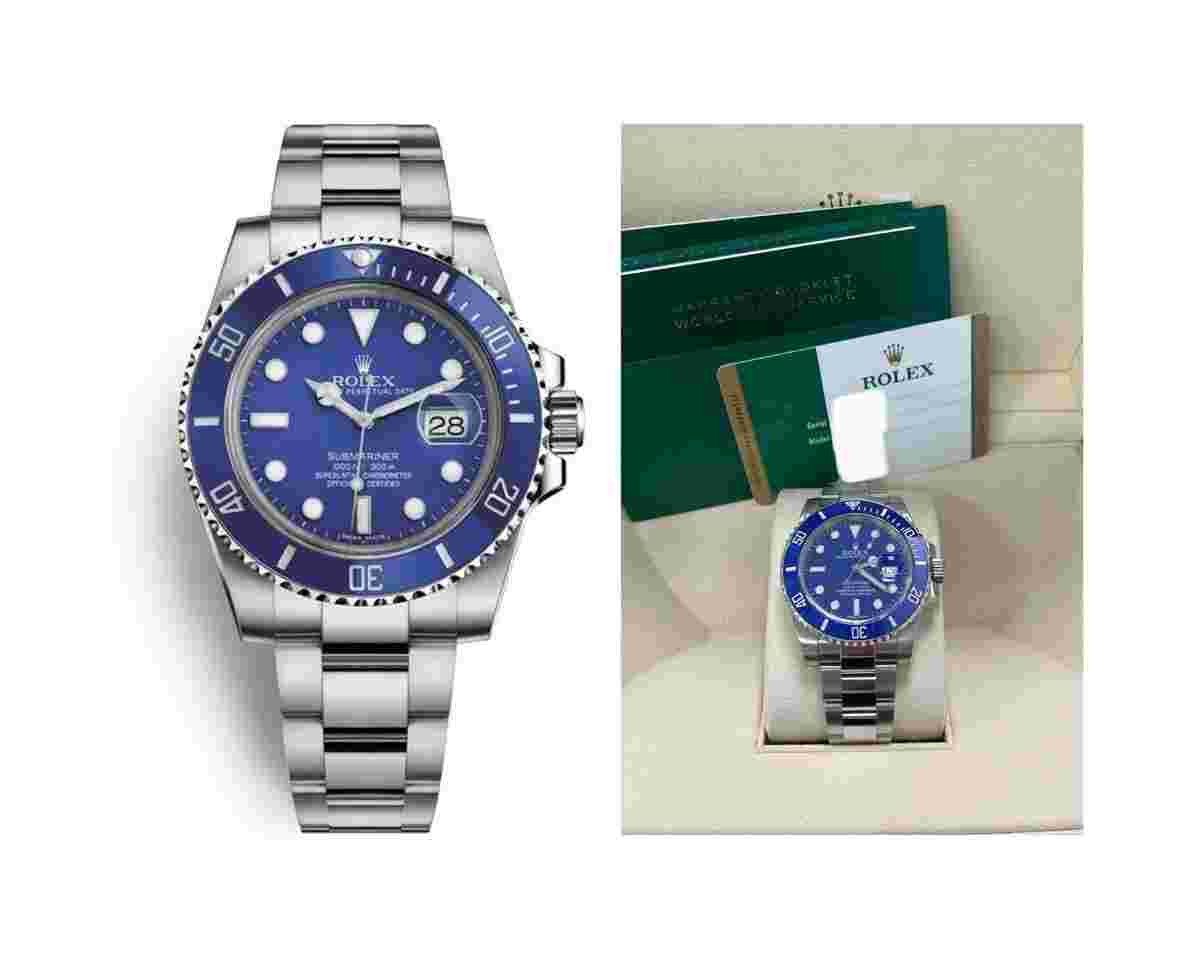 Rolex Submariner Date
40mm White Gold Blue Dial Smurf 116619LB