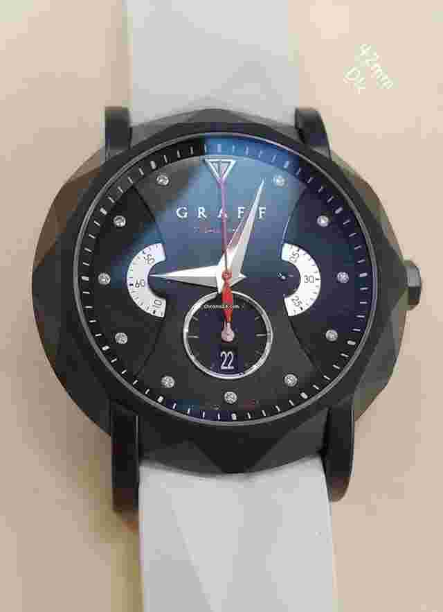 Graf
                           
                                 Chronograff Black DLC Case Diamond Dial NEW UNWORN