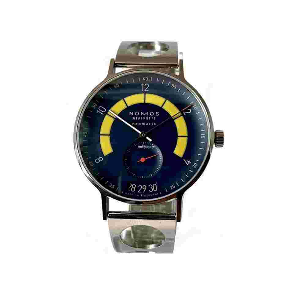 Nomos Glashutte Autobahn Directors Cut LE Auto 41mm Steel Mens Watch 1301.S2