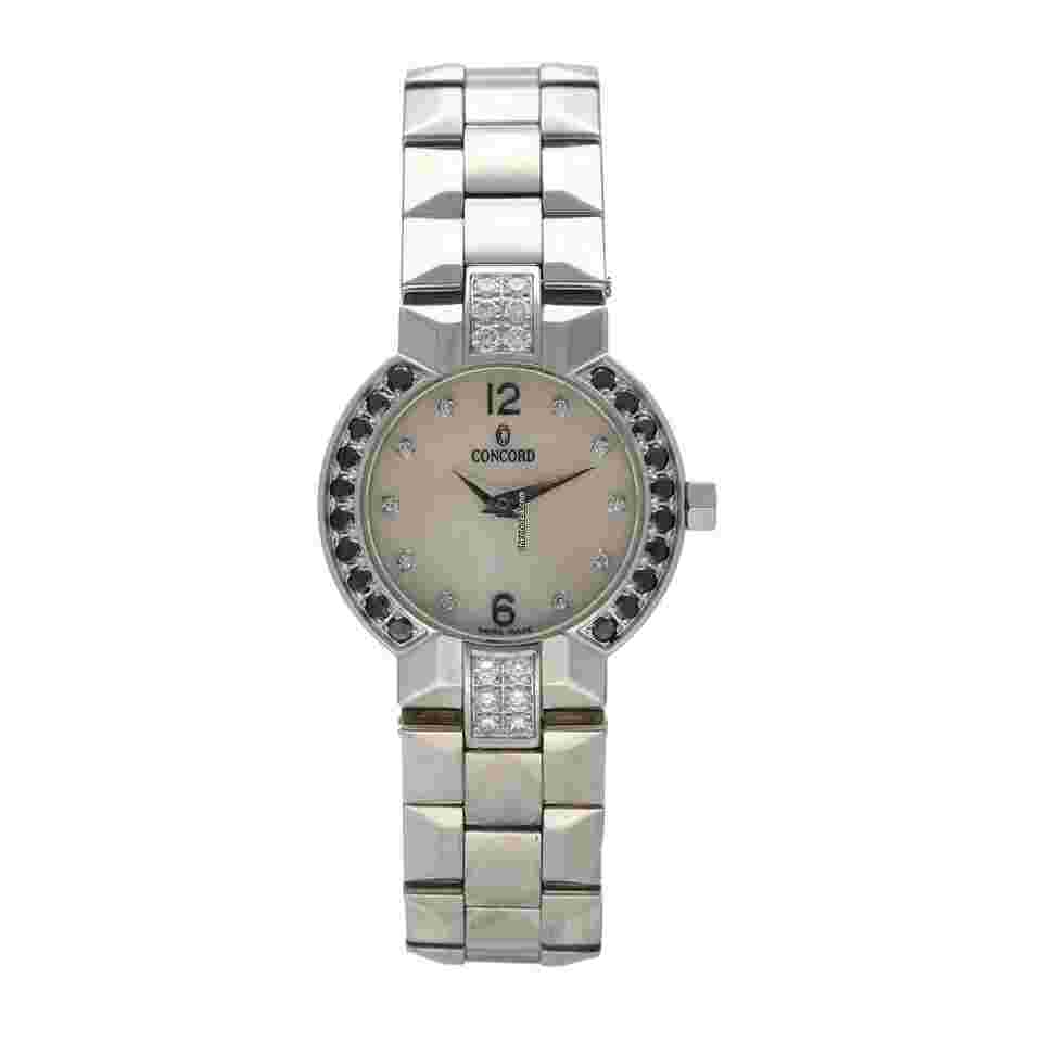 Concord La Scala
14.G4.1843.S Black Diamond MOP Steel 26 mm Quartz Women's Watch