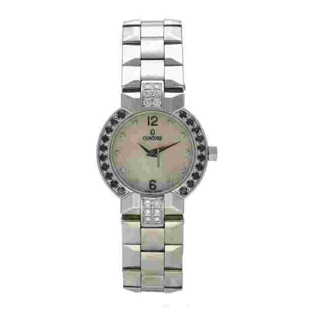 Concord La Scala
                           
                                 14.G4.1843.S Black Diamond MOP Steel 26 mm Quartz Women's Watch