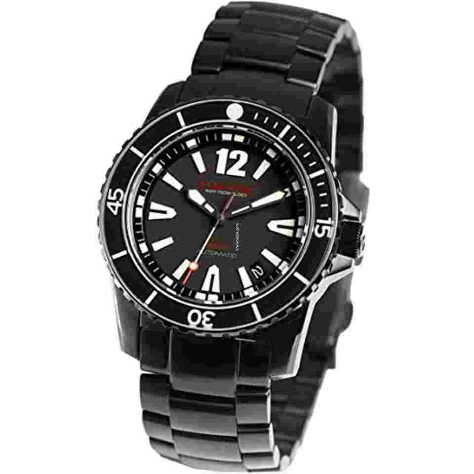 Lüm-Tec
                           
                                 300M-2XL Men Watch 45mm Automatic Diver Two Straps 300m WR