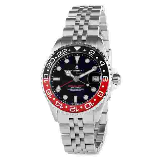 Steinhart
                           
                                 Ocean 39 GMT.2 BLACK-RED Ceramic Diver Watch Men's WR300 103-1154