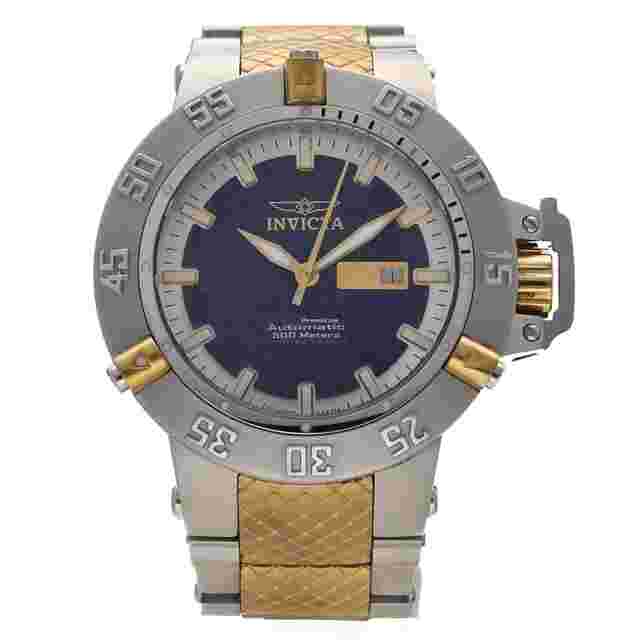 Invicta
                           
                                 5434 Limited Two Tone Gold Steel 50 mm Blue Dial Automatic Men's Watch