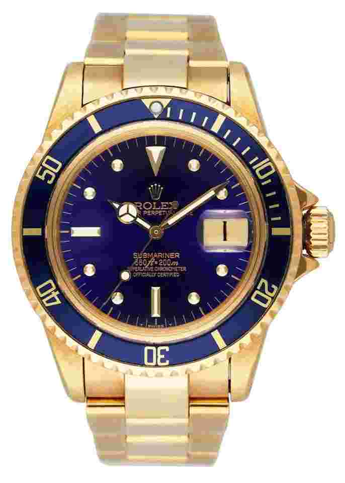 Rolex Submariner Date
1680 Blue Nipple Dial Mens Watch