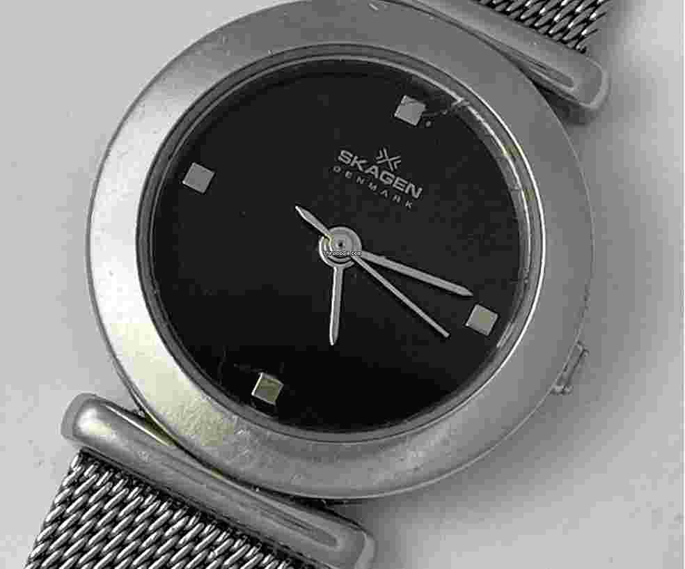 Skagen
Denmark Ladies Stainless Steel Case and Original Bracelet Vintage