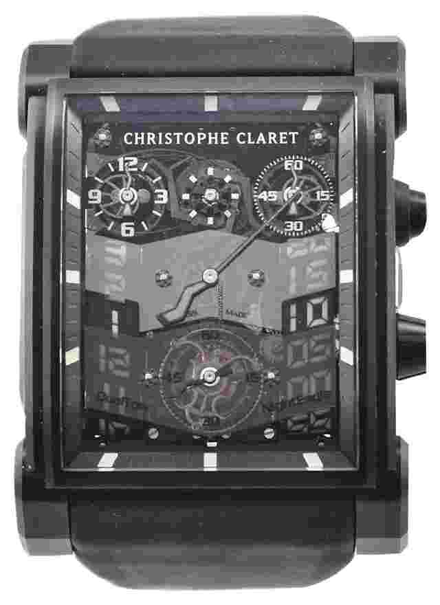 Christophe Claret
                           
                                 DualTow Night Eagle in Titanium with Black PVD - Piece Unique on Black Rubber Strap with Skeleton Dial - Limited to 68pcs
