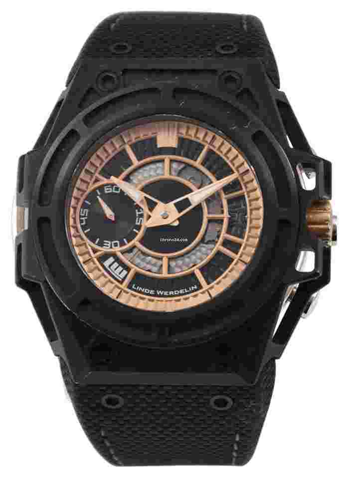 Linde Werdelin SpidoLite
Spido Lite II Black Gold - Limited to 75pcs on Black Strap with Gold Skeleton Movement