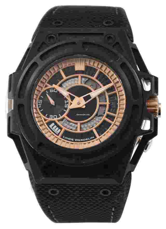 Linde Werdelin SpidoLite
                           
                                 Spido Lite II Black Gold - Limited to 75pcs on Black Strap with Gold Skeleton Movement