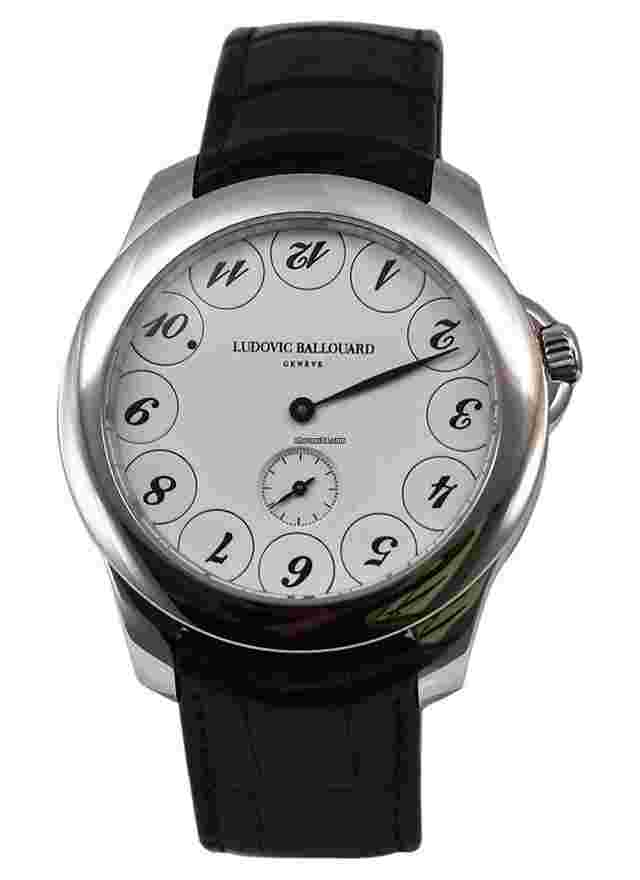 Ludovic Ballouard
                           
                                 Upside Down 41mm in Platinum on Black Crocodile Leather Strap with Silver Dial