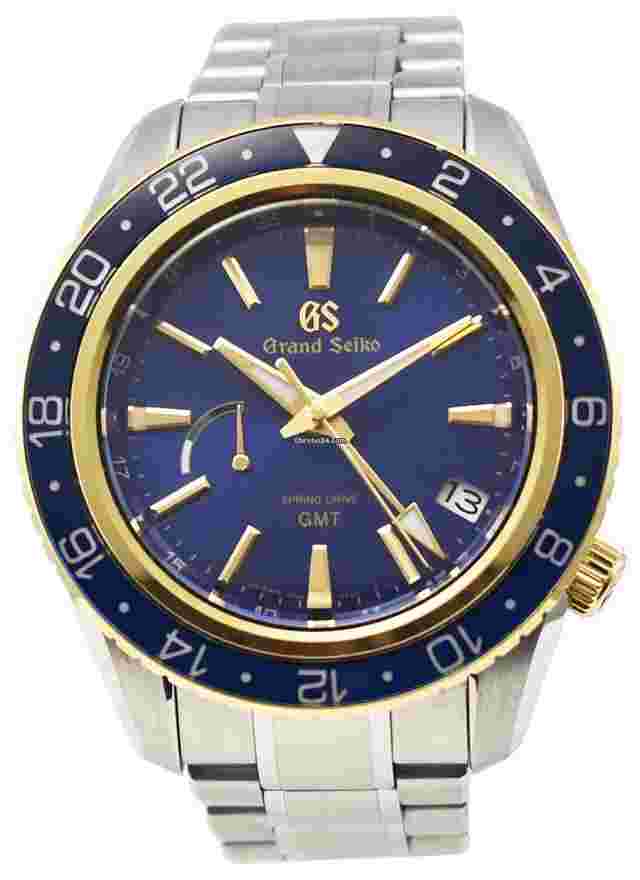 Grand Seiko Sport Collection
                           
                                 Spring Drive GMT 44mm in Steel on Steel Bracelet with Blue Dial