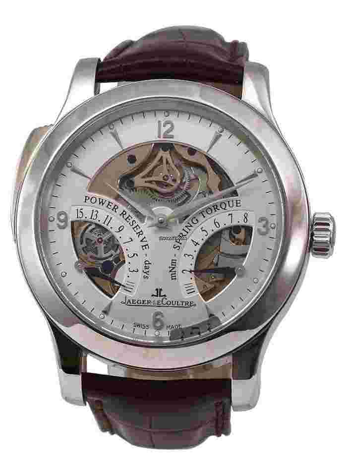 Jaeger-LeCoultre Master Minute Repeater
                           
                                 Antoine LeCoultre in Platinum on Strap with Silver Dial Limited Edition to 200pcs.