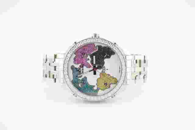 Jacob & Co. Five Time Zone
                           
                                 47mm Factory Diamond "The World Is Yours" Watch