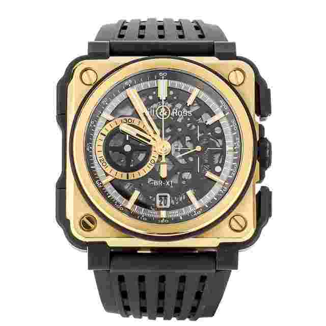 Bell & Ross BR-X1
                           
                                 Chronograph Rose Gold Ceramic 45mm BR-X1-PG-CE Full Set