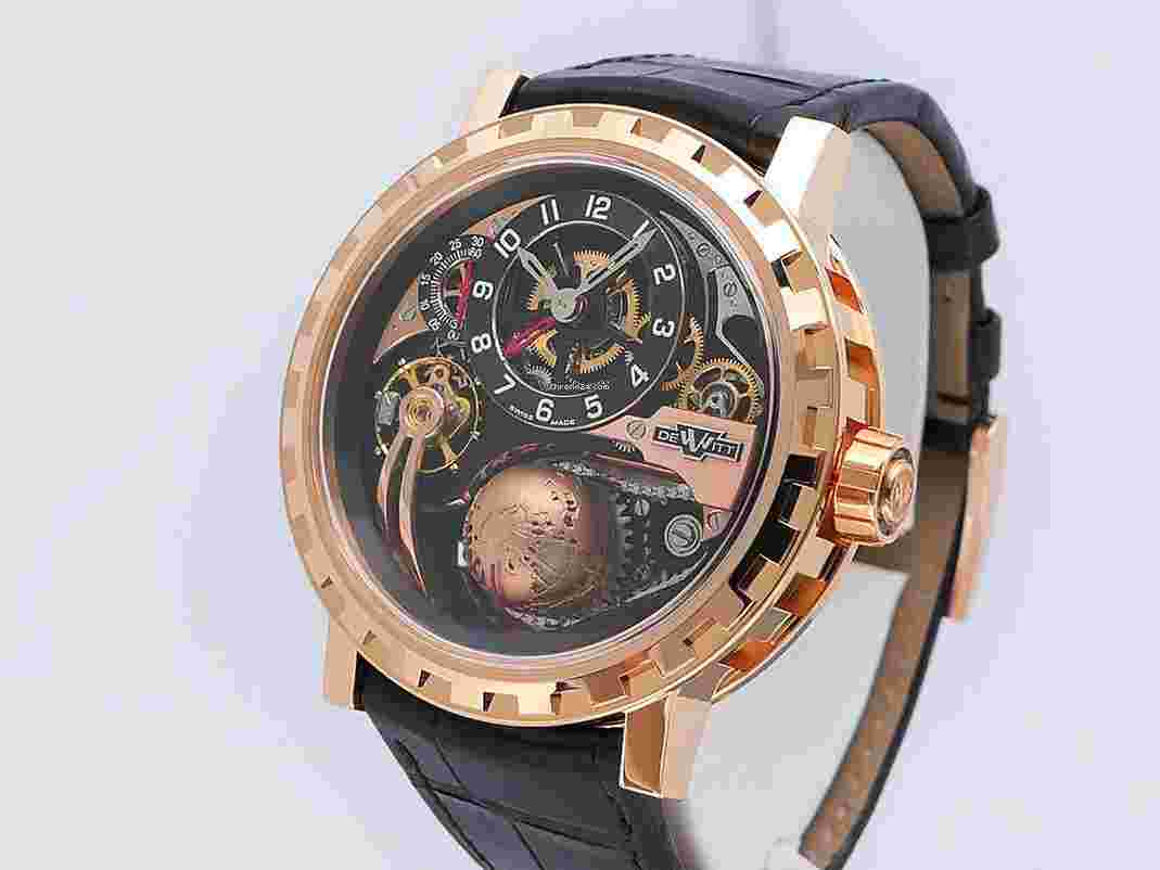 Dewitt Academia
                           
                                 Hour Planet GMT Black Tie Edition AC.GMT.003 18k Rose Gold Limited to 25pc