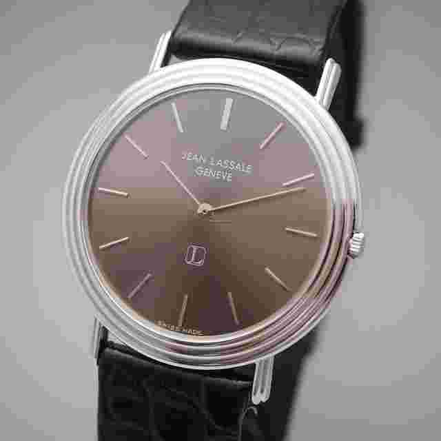 Jean Lassale
                           
                                 SUPER Ultra Flat 3mm Cal. 1200 WG18k/750 Calatrava collectors watch Ultra Rare