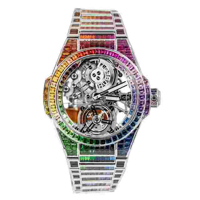 Hublot Big Bang
                           
                                 Integral Tourbillon Rainbow (Piece Unique)