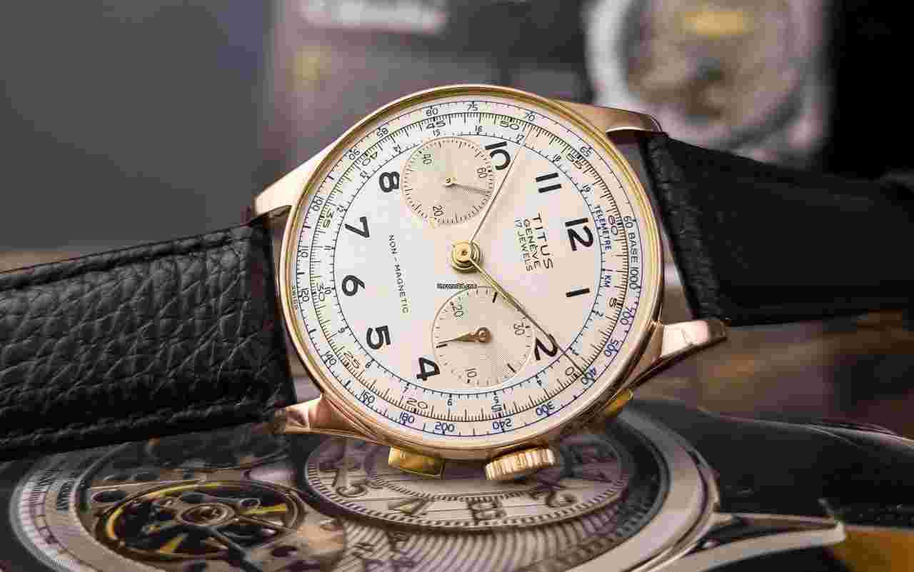 Titus
                           
                                 18K Gold Vintage Oversize 1955 +