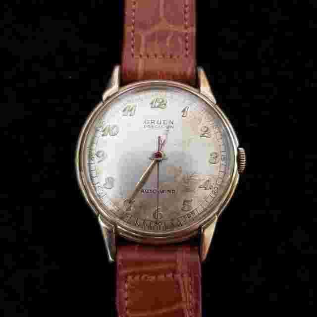 Gruen Precision
                           
                                 Doctors Military Officers Automatic Cal470 Breguet Numbers 10KGolfField Vintage