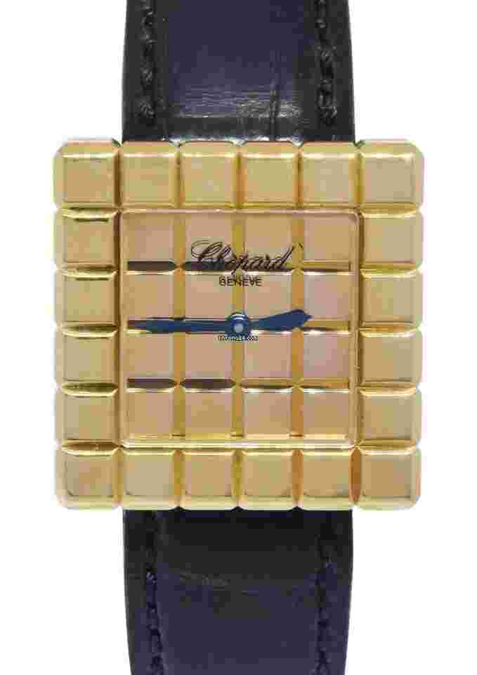 Chopard Ice Cube
by De Grisogono Ice Cube 18k Yellow Gold Ladies Quartz Watch 27/7407