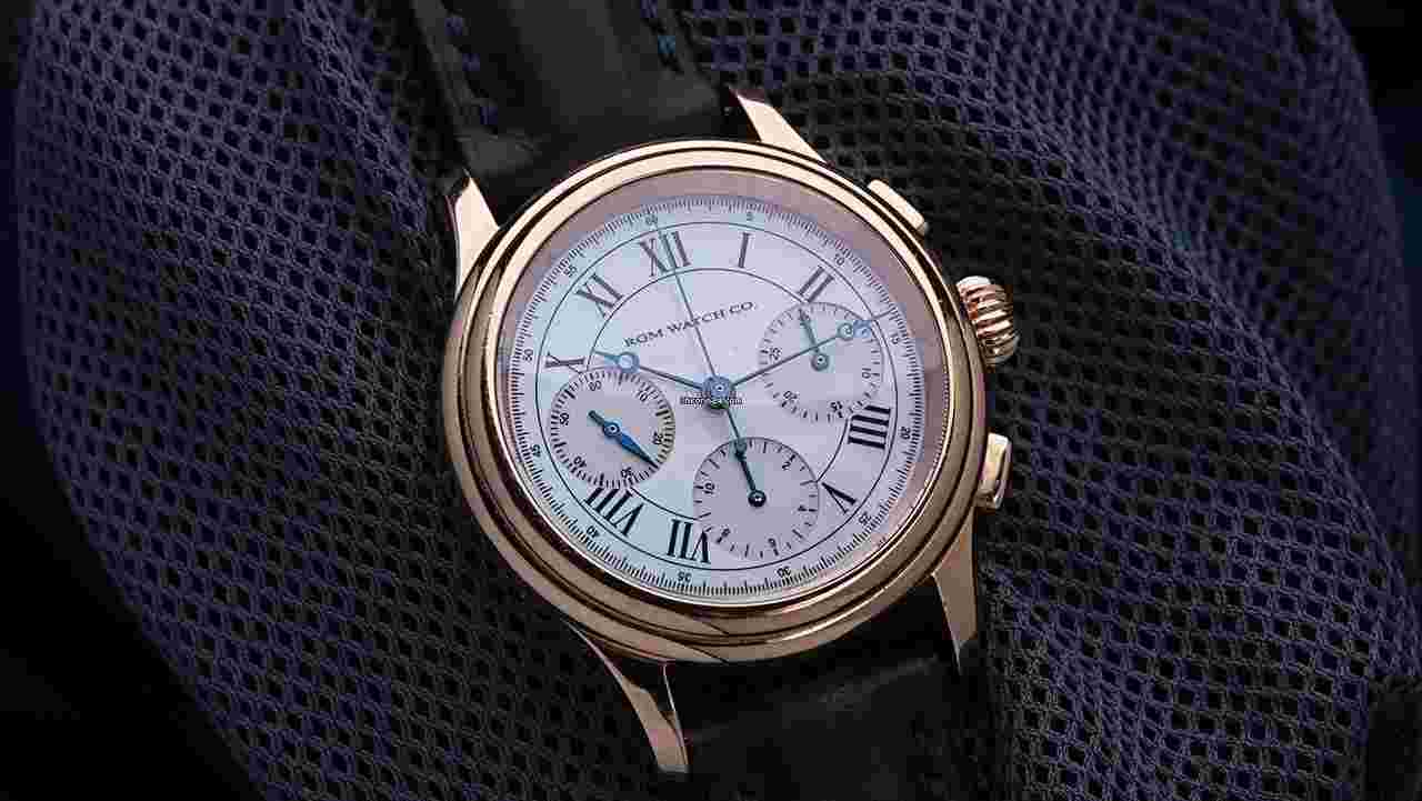 RGM
Mother of Pearl Rose Gold Manual Wind Chronograph Valjoux