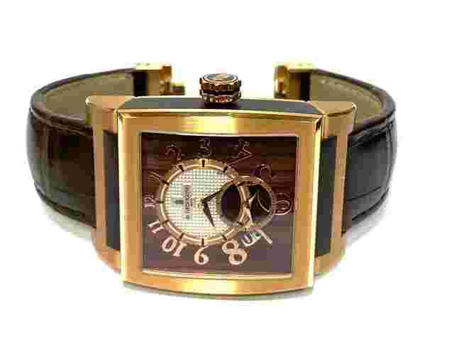 De Grisogono
                           
                                 UNO DF XL N01 Rose Gold Dual Time Wood Dial