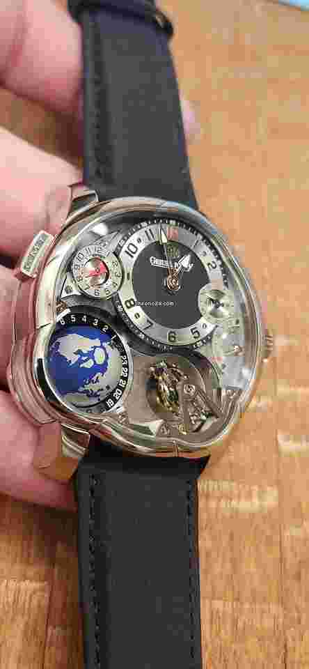 Greubel Forsey GMT
GF05 Tourbillon Globe 24 Seconds White Gold NEW UNWORN