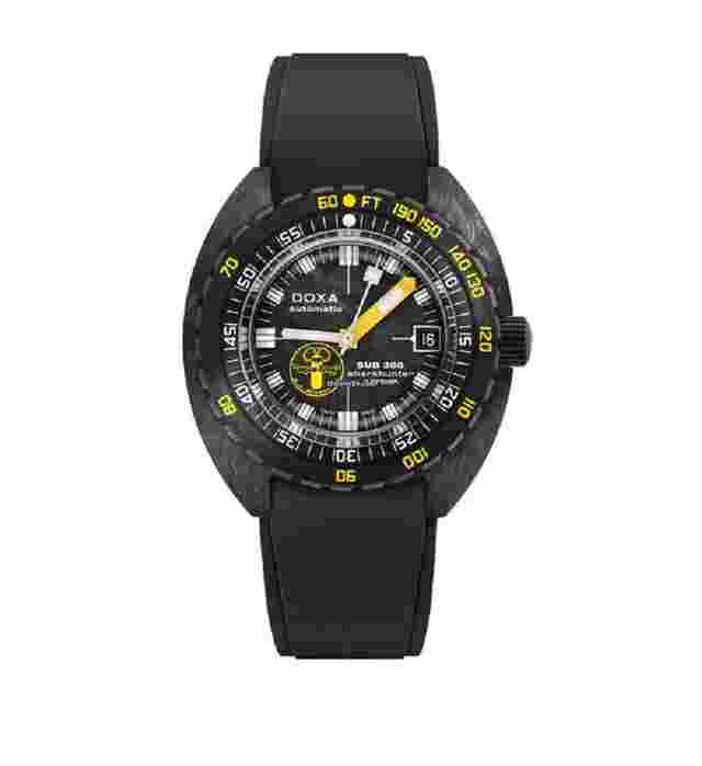 Doxa Sub
                           
                                 300 Carbon Aqua Lung US Divers Sharkhunter Men's Watch 822.70.101AQL.20