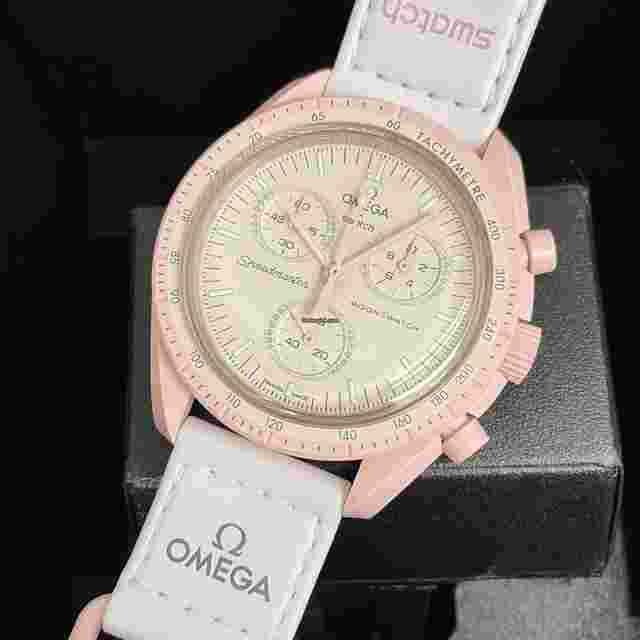 Swatch Moonswatch
                           
                                 NEW Moonswatch "Mission To Venus" Swatch x Omega Pink SO33P100