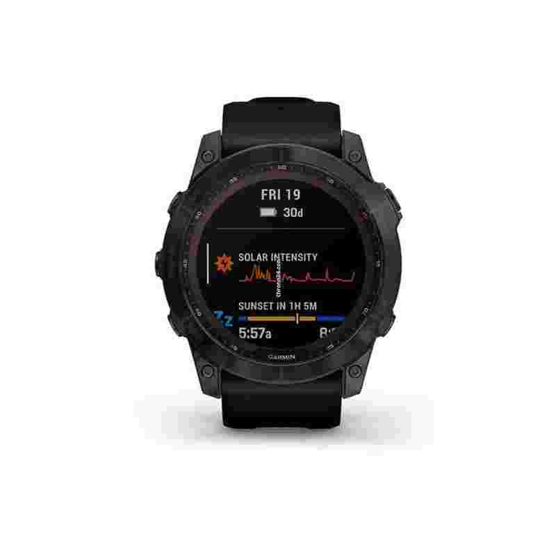 Garmin
                           
                                 Fenix 7x Sapphire Solar Edition Ref. 010-02541-23 Black Dial Black Rubber Strap