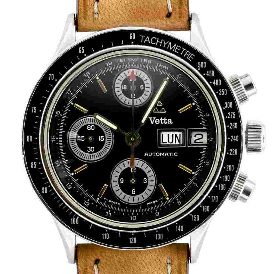 Vetta Automatic chronograph viantage cal lemania 5100 39mm ref 1107.50
