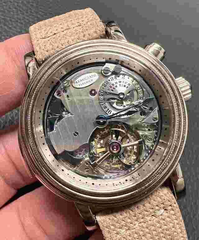 Parmigiani Fleurier Toric
                           
                                 18k WG "Toric Westminster" Semi-skeletonized Minute Repeater Tourbillon