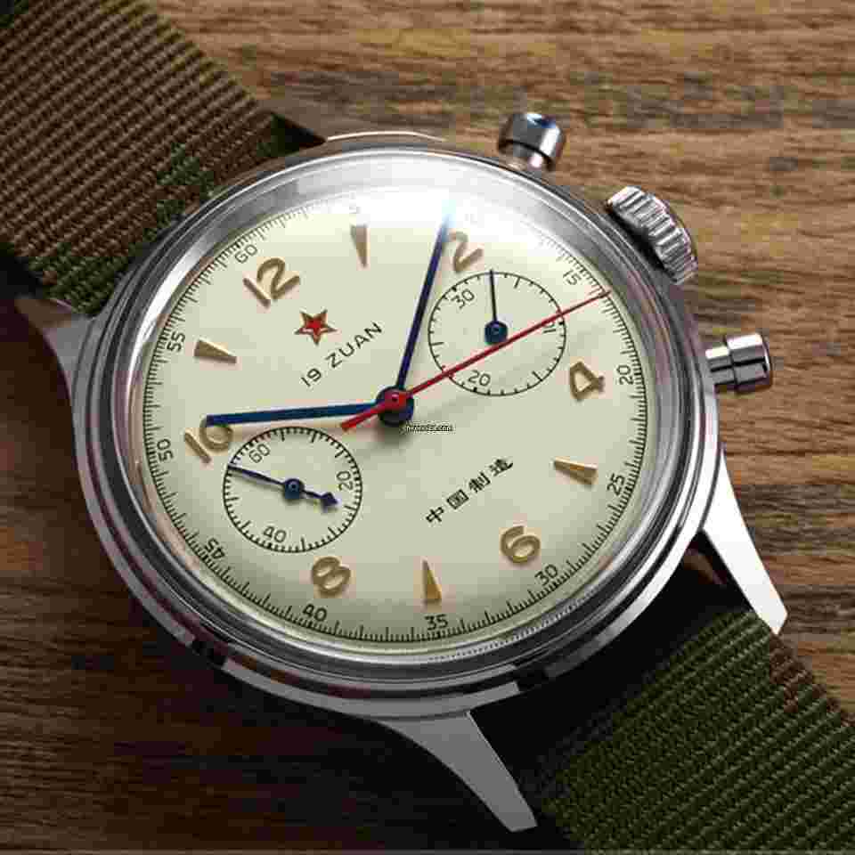 Sea-Gull
1963 Original 38mm Acrylic Glass Pilot Chronograph Mechanical Watch for Mens Gift