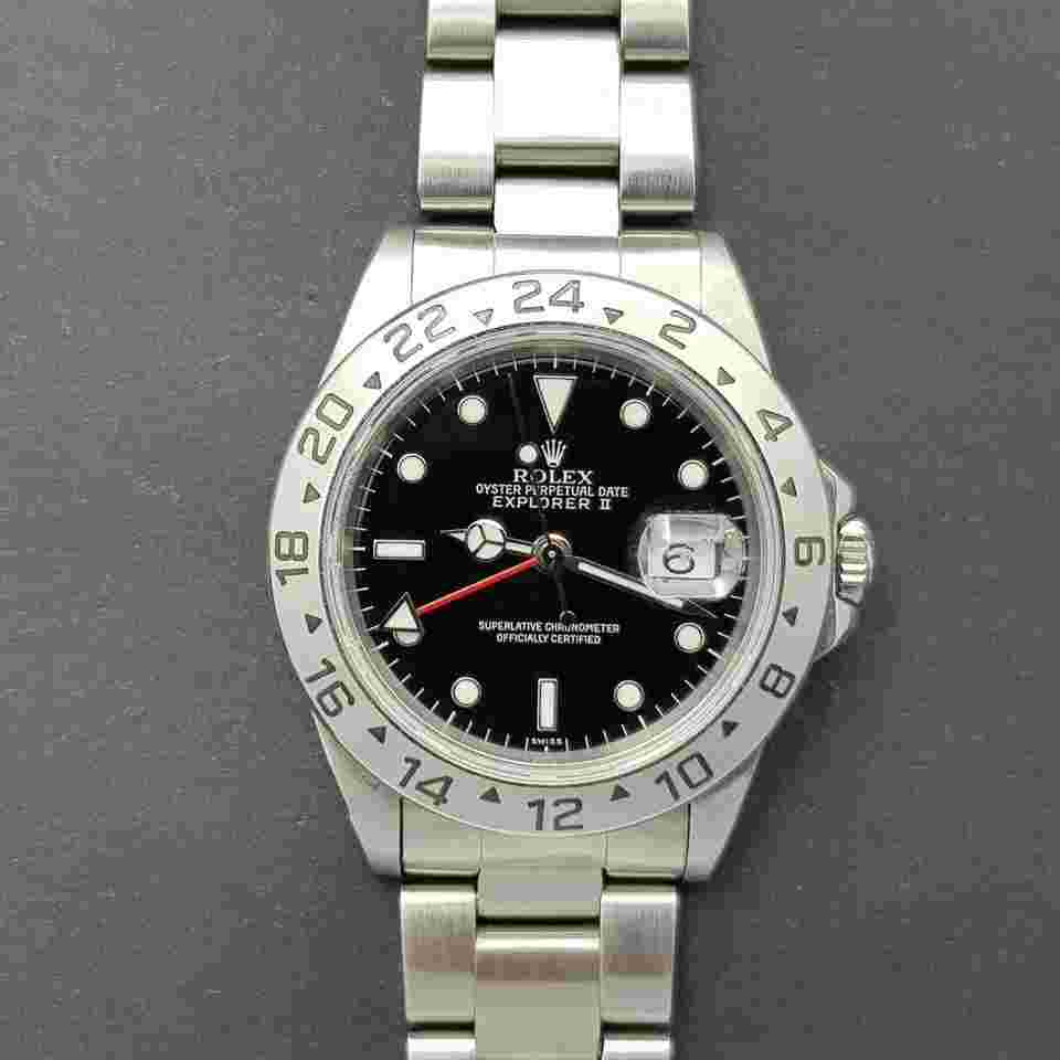 Rolex Explorer II
16570 40mm Only swiss Good Condition Stahl Steel 1596
