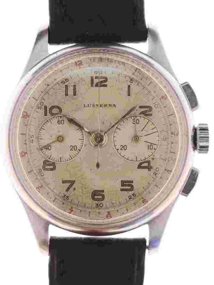 Lusserna Cal. CH 27 Stainless Steel 1950s 