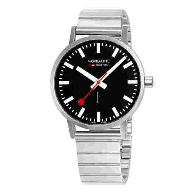 Mondaine Classic
                           
                                 A660.30360.16SBW Swiss Railways Classic Steel 40 mm Quartz Wrist Watch
