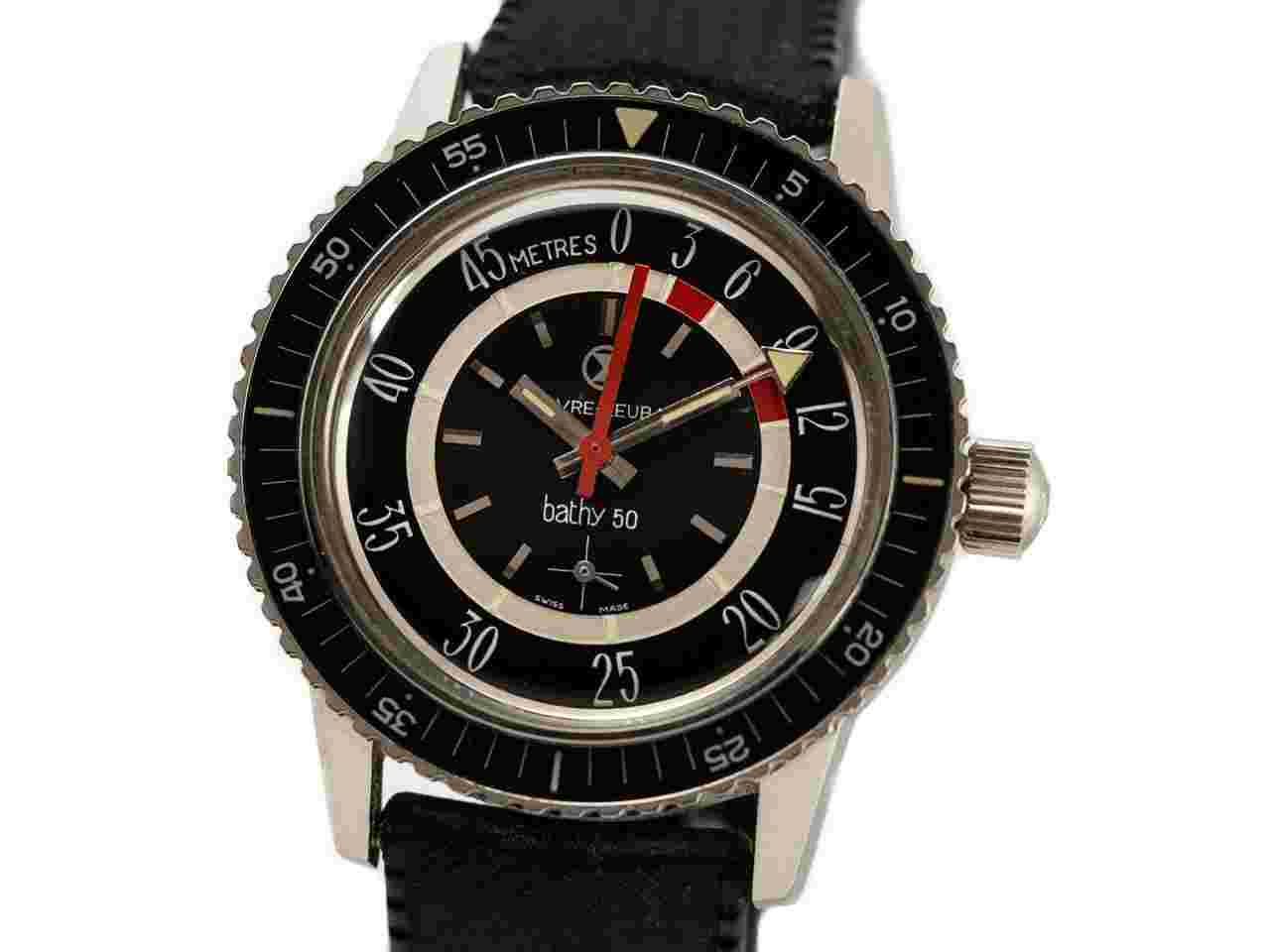 Favre-Leuba Vintage BATHY-50 Ref-53243 Stainless Steel Bj-1963