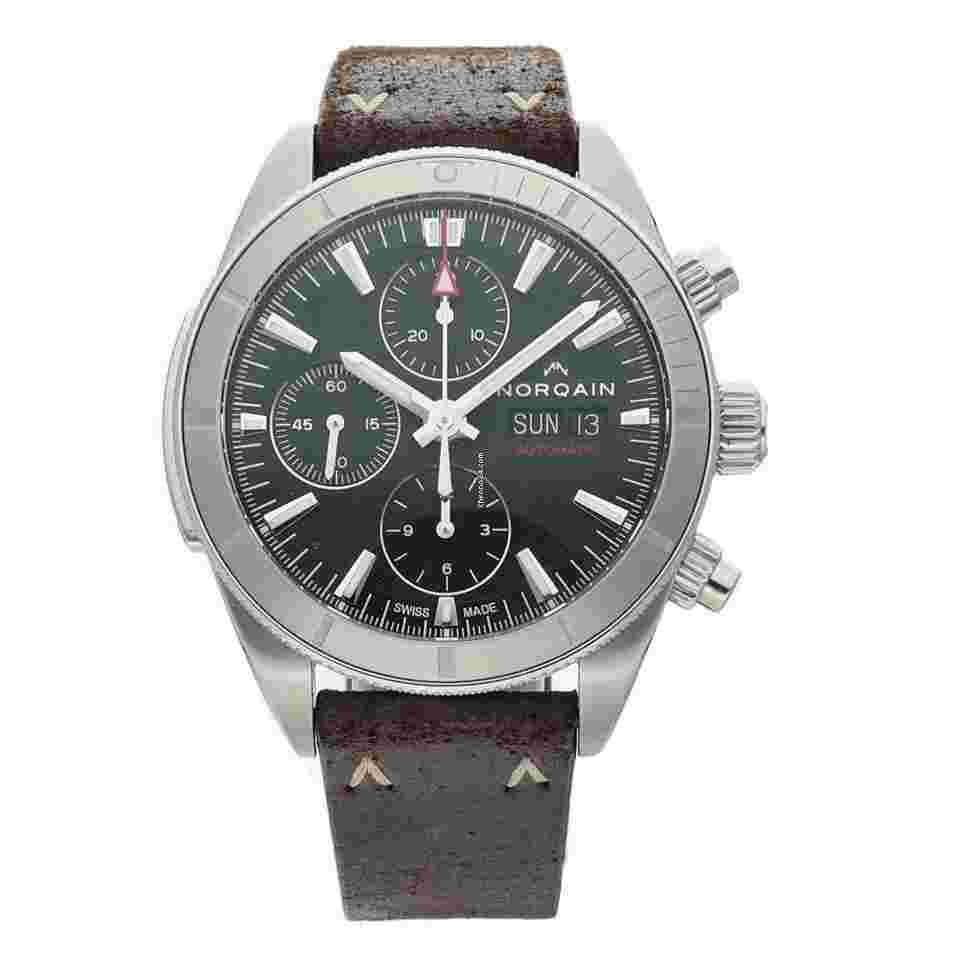 Norqain
N1500 Adventure Sport Chrono 41 mm Leather Black Dial Auto Men's Watch