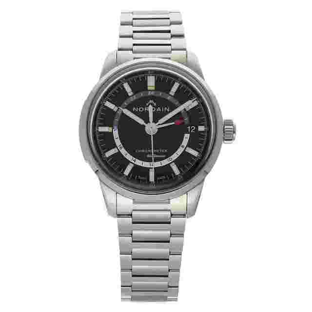 Norqain
                           
                                 2100SGB211201SG Freedom 60 GMT Black Dial Steel 41 Automatic Men's Watch